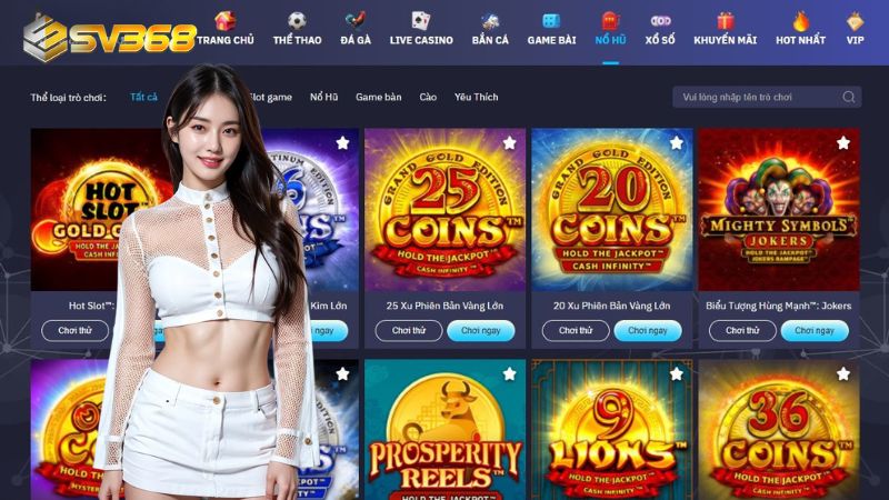 Nổ hũ đổi thưởng SV368